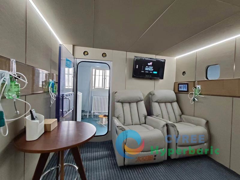 Cabina de oxígeno hiperbárico para 6 personas para residencia de ancianos