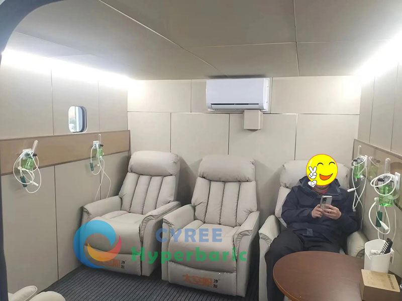 Cabina de oxígeno hiperbárico para 6 personas para residencia de ancianos