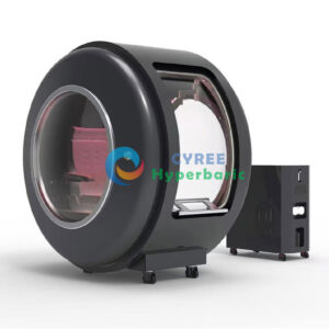 Cámara hiperbárica de oxígeno con diseño de ventanas múltiples ATA 2.0 a la venta: máquina de terapia de oxígeno hiperbárico (HBOT) para pacientes con claustrofobia